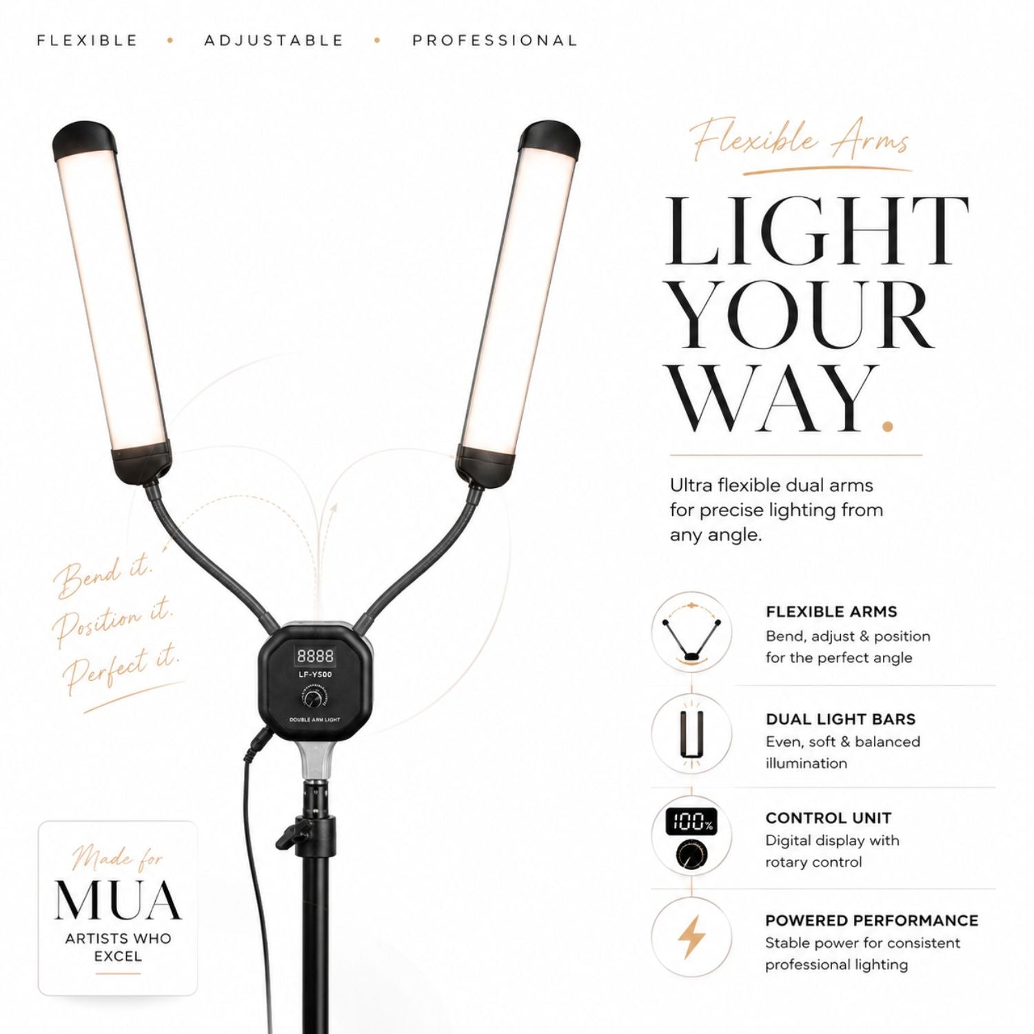SNS PRO DUAL ARM FLEX LIGHT