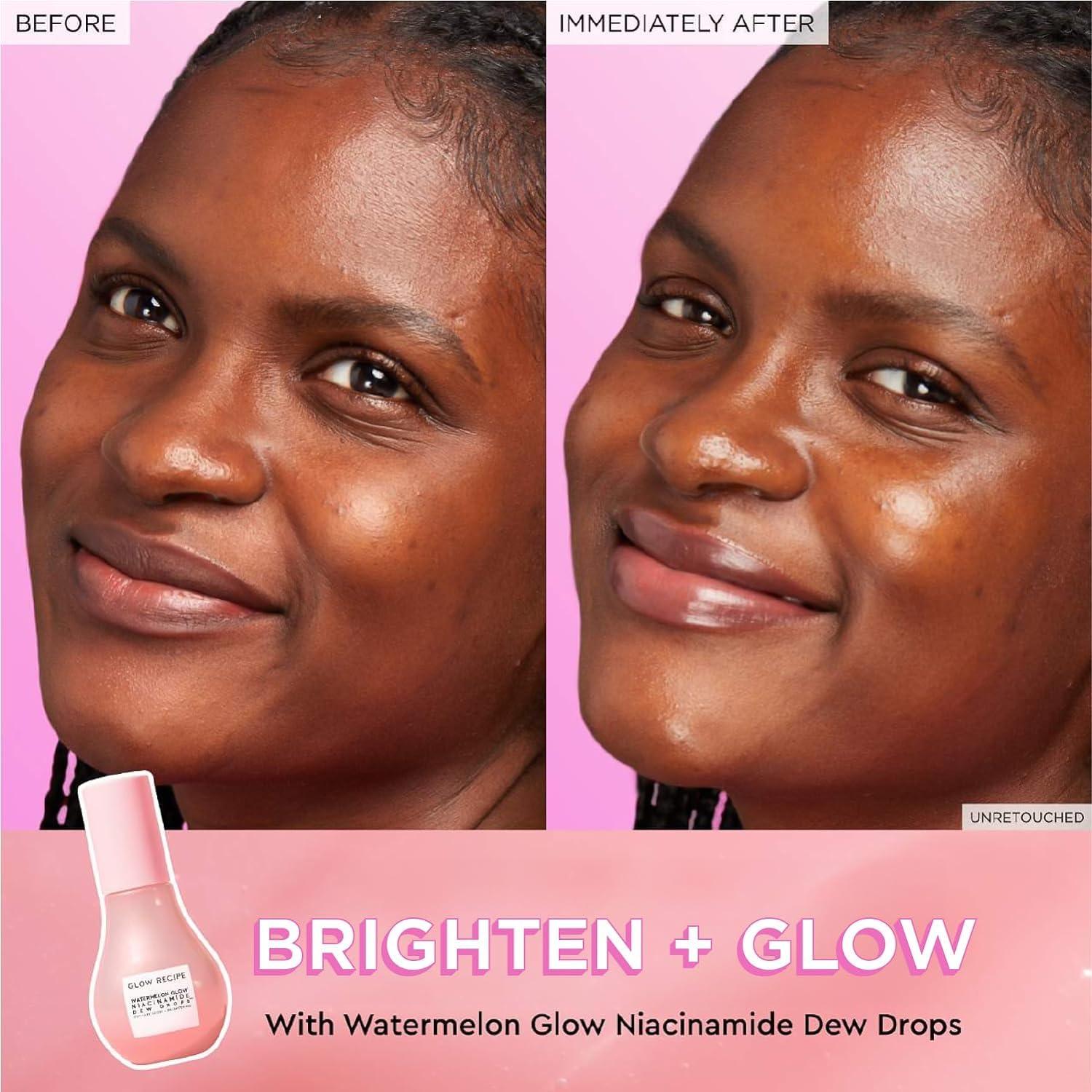 GLOW RECIPE GLASS SKIN ESSENTIALS TONER + SERUM DUO - 40ML + 40ML
