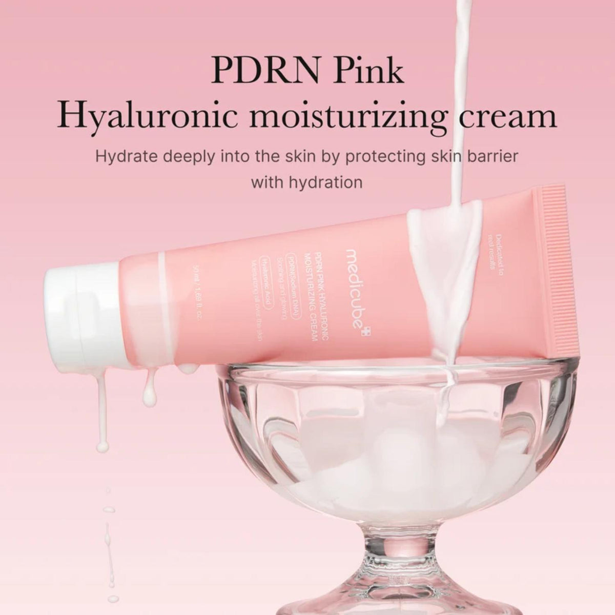 MEDICUBE PDRN PINK HYALURONIC MOISTURIZING CREAM 50ML