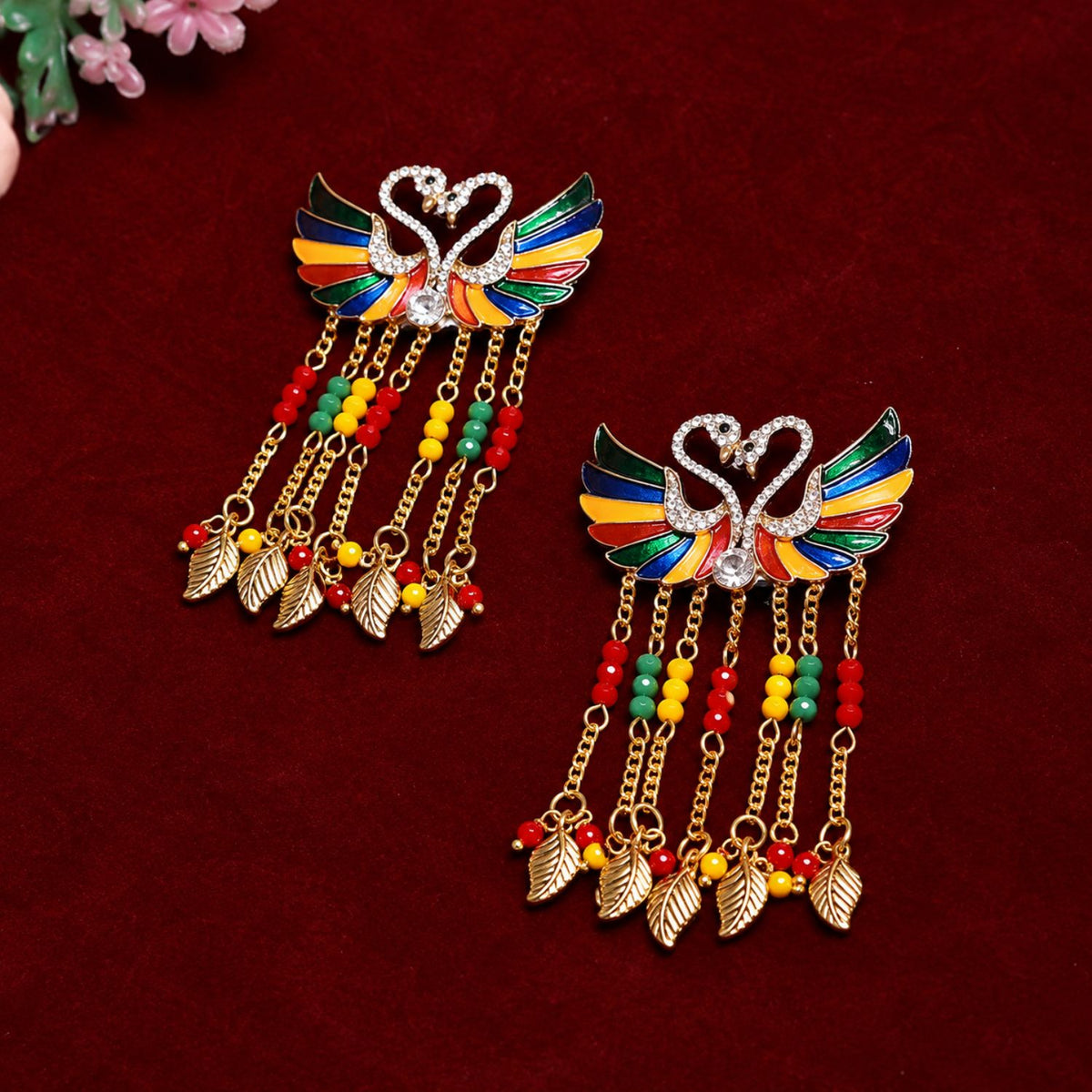 SE-576 PEACOCK RAINBOW SET OF 2