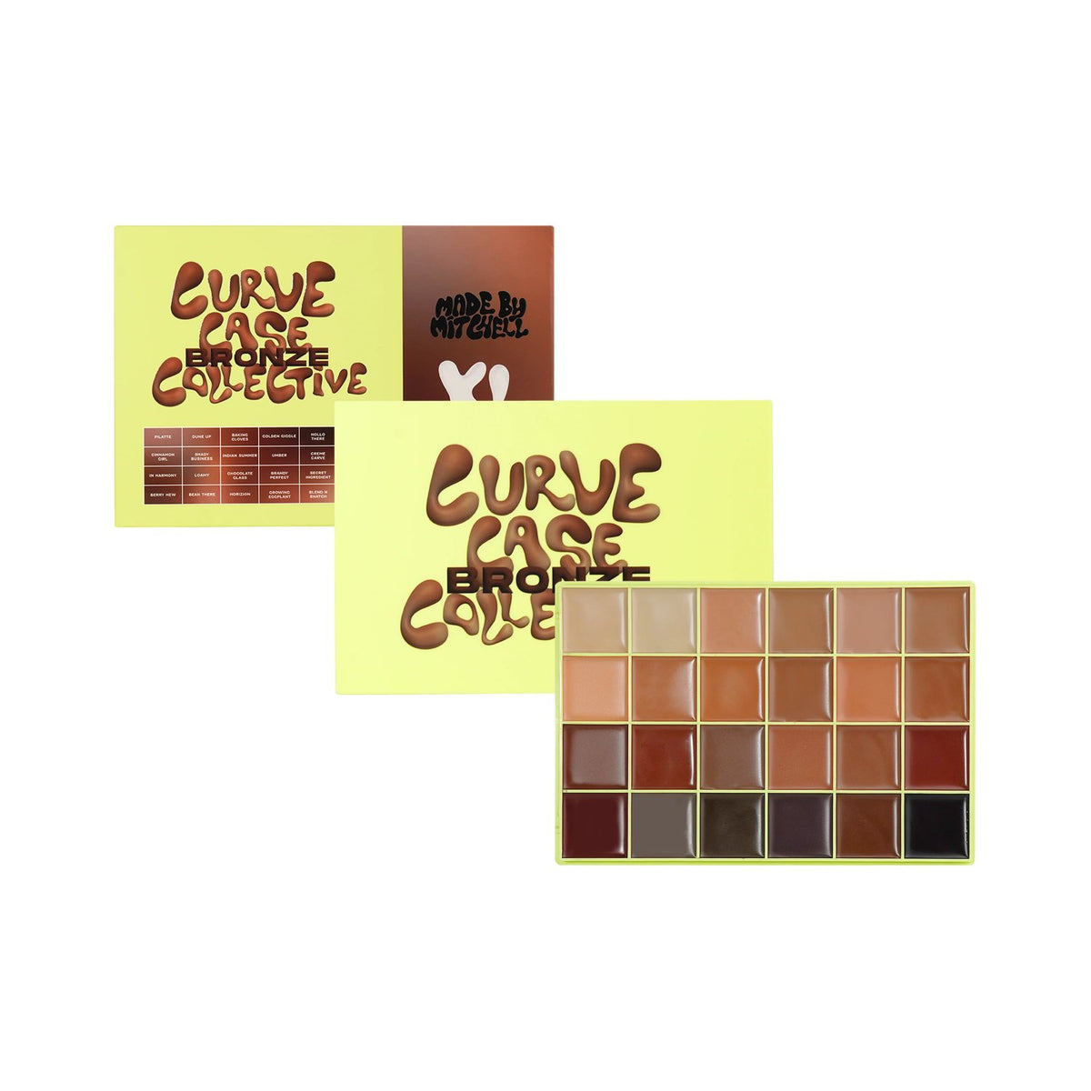 MADE BY MITCHELL XL CREAM BRONZER PALETTE 24*8.5G