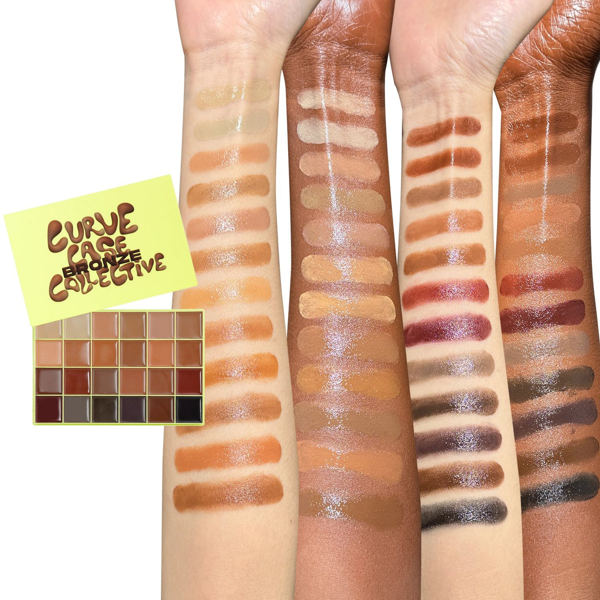 MADE BY MITCHELL XL CREAM BRONZER PALETTE 24*8.5G