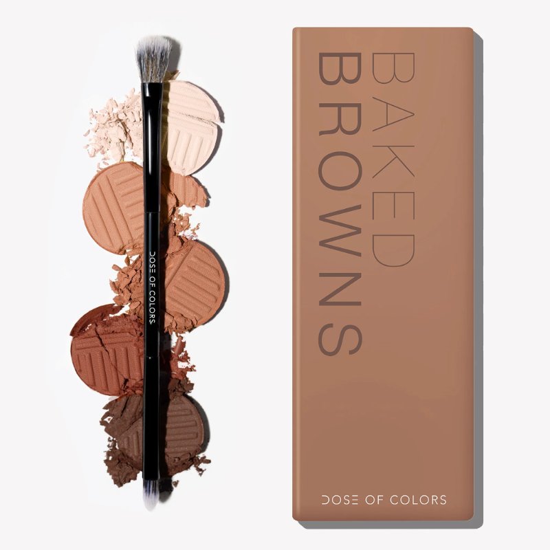 DOSE OF COLORS BAKED BROWNS EYE BROW PALETTE 1.5GM