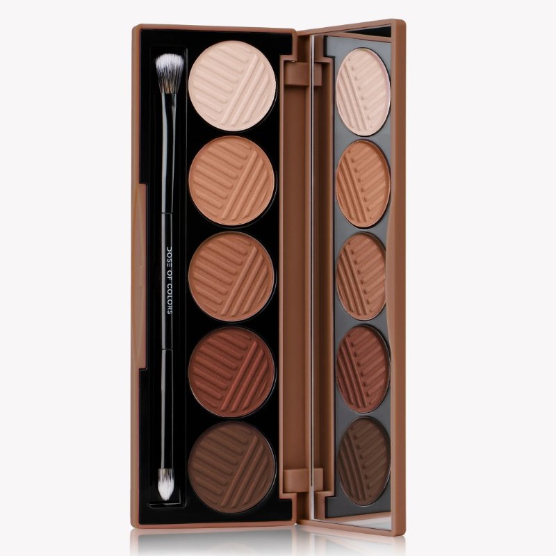 DOSE OF COLORS BAKED BROWNS EYE BROW PALETTE 1.5GM