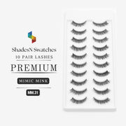 MM-31 SNS 10 PAIRS LASHES PREMIUM (MIMIC MINK)