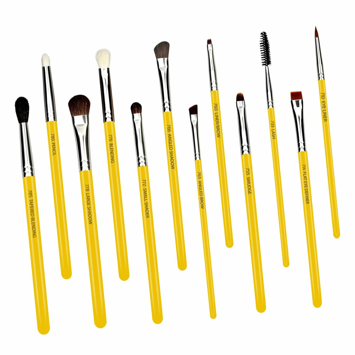 BDELLIUM TOOLS STUDIO EYES 12PC. BRUSH SET WITH ROLL-UP POUCH