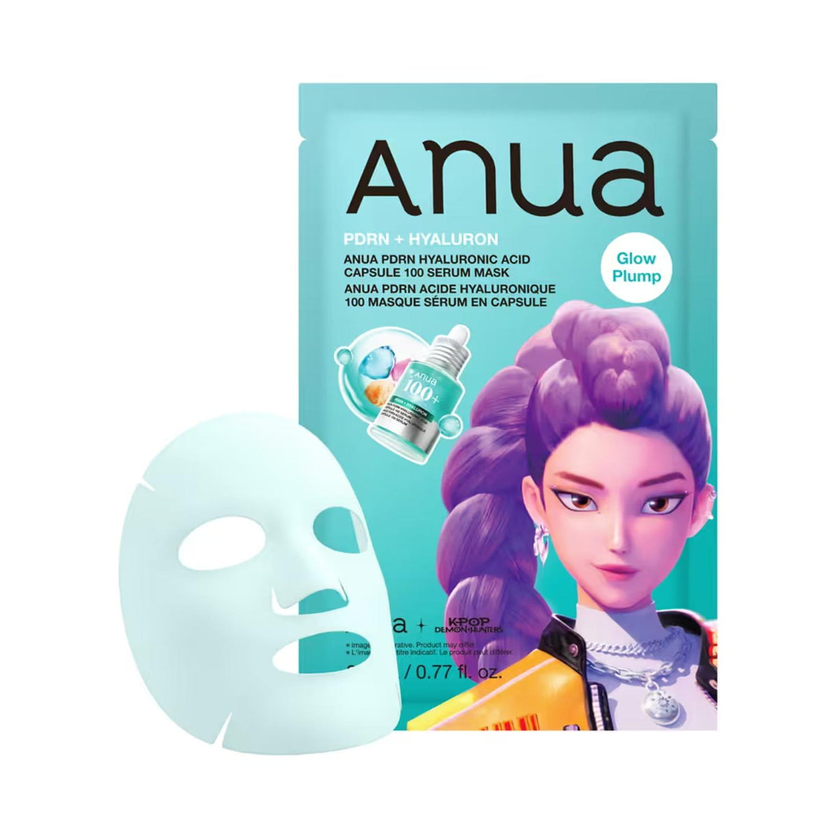 ANUA PDRN HYALURONIC ACID CAPSULE 100 SERUM MASK (23 ML)
