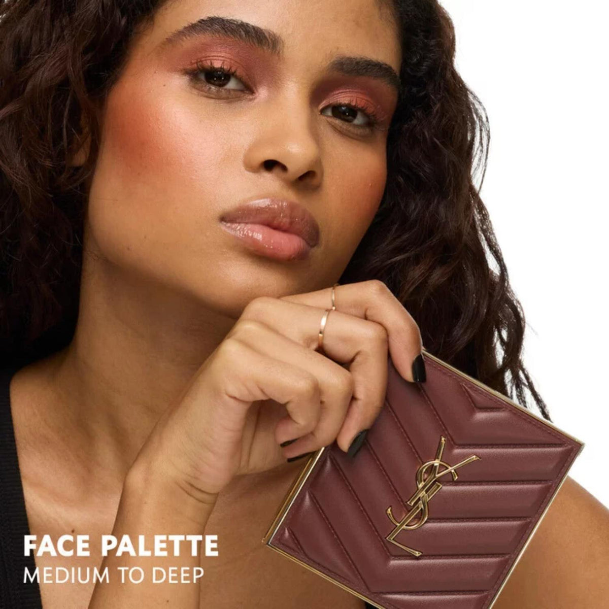 YSL COUTURE FACE PALETTE - BLUSH & HIGHLIGHTER - 27G ( MEDIUM TO DEEP )