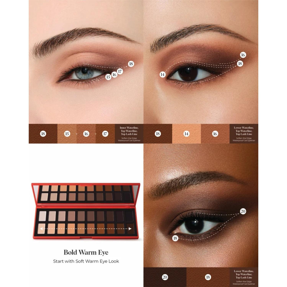 HUNG VANNGO THE TIMELESS TAUPES COLOR STORY EYESHADOW PALETTE-(20*0.9G)