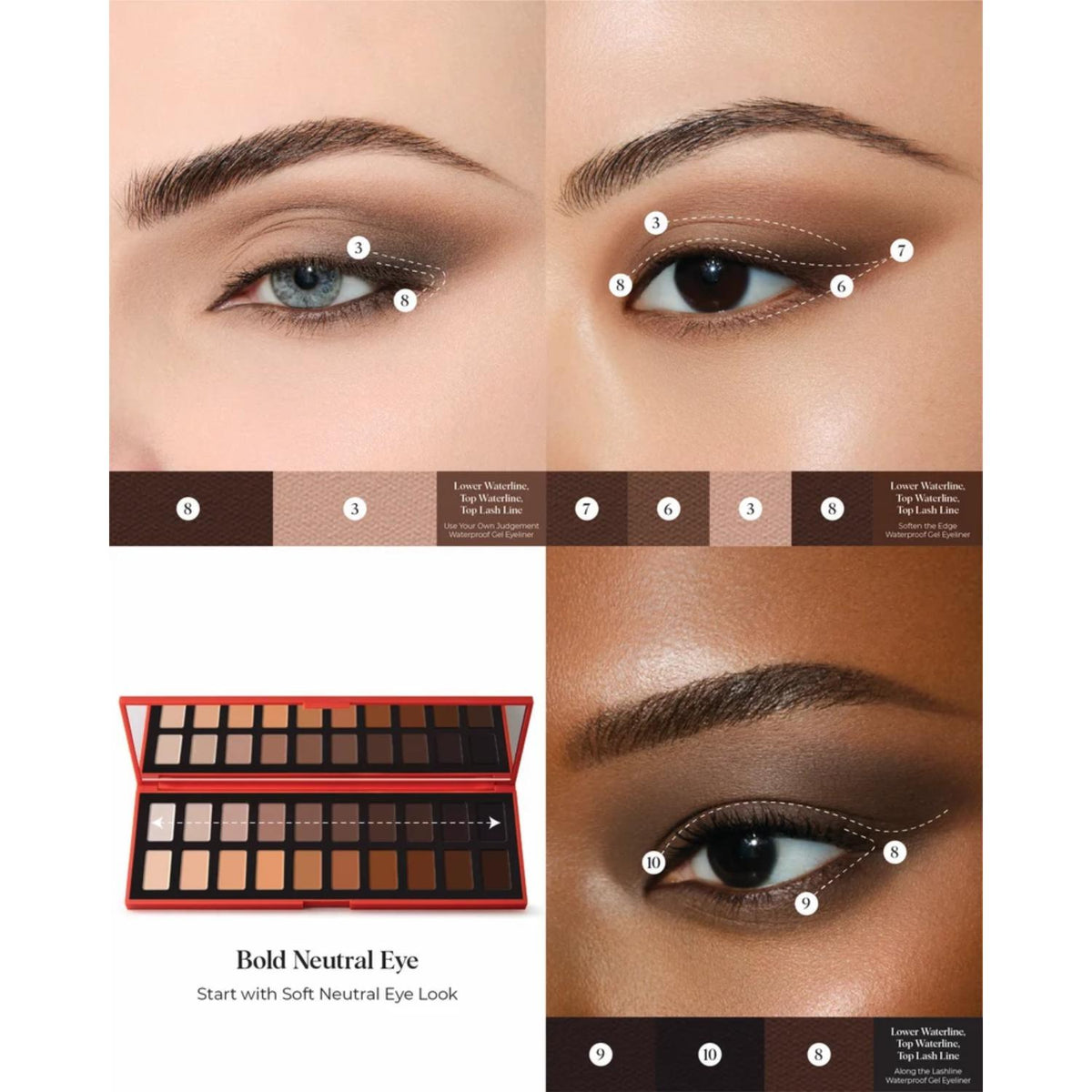 HUNG VANNGO THE TIMELESS TAUPES COLOR STORY EYESHADOW PALETTE-(20*0.9G)