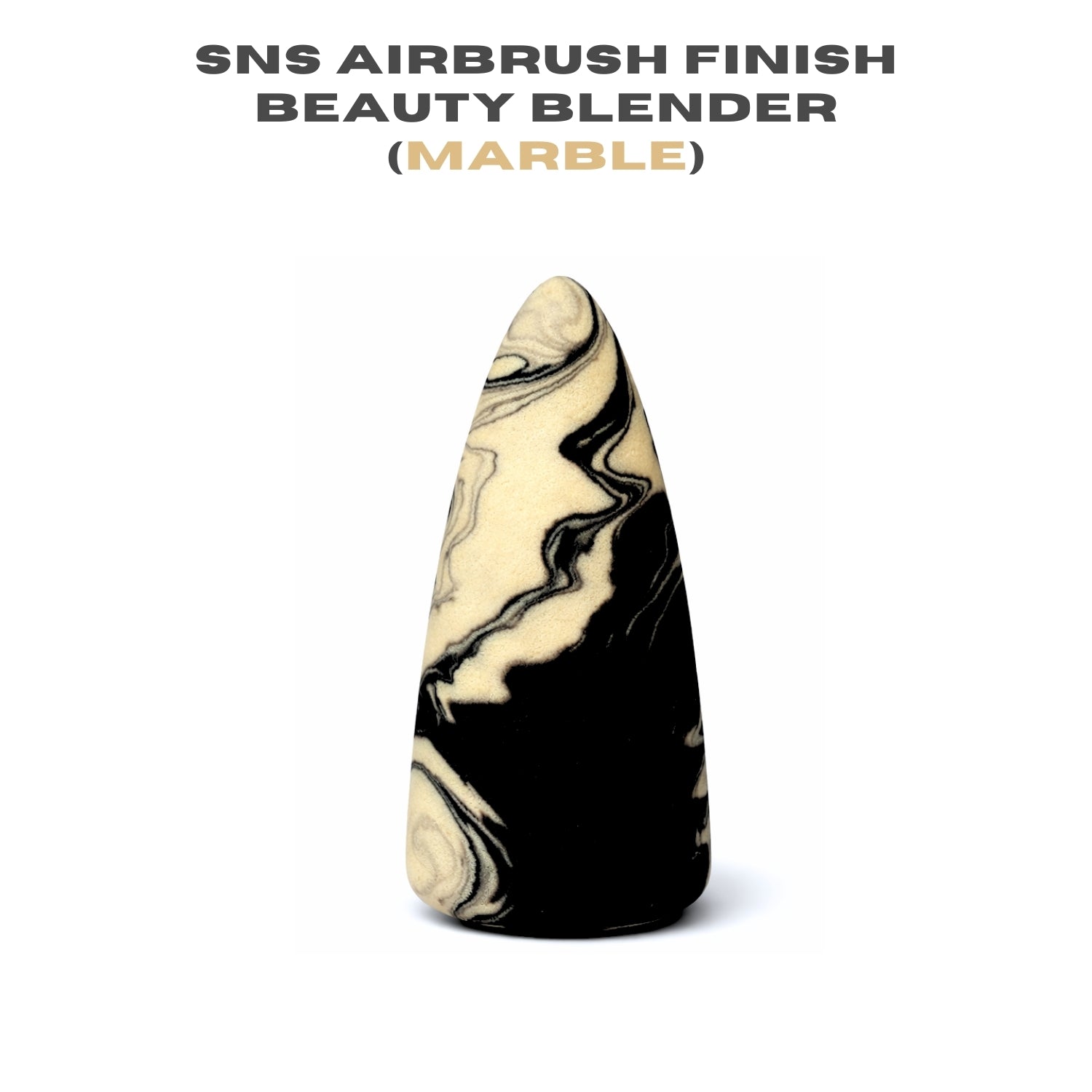 SNS AIRBRUSH FINISH BEAUTY BLENDER (MARBLE)