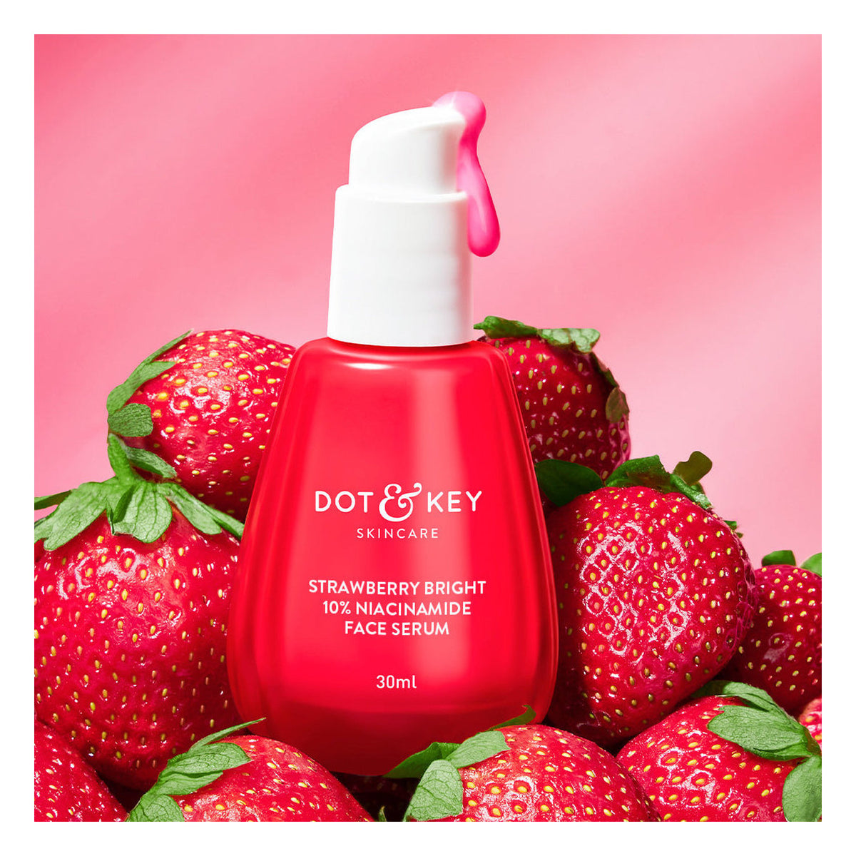 DOT & KEY STRAWBERRY BRIGHT NIACINAMIDE FACE SERUM 30ML
