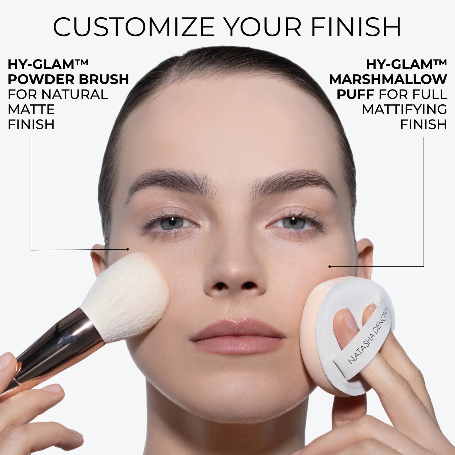 NATASHA DENONA HY-Glam setting powder sweat & waterproof translucent blurring 18g