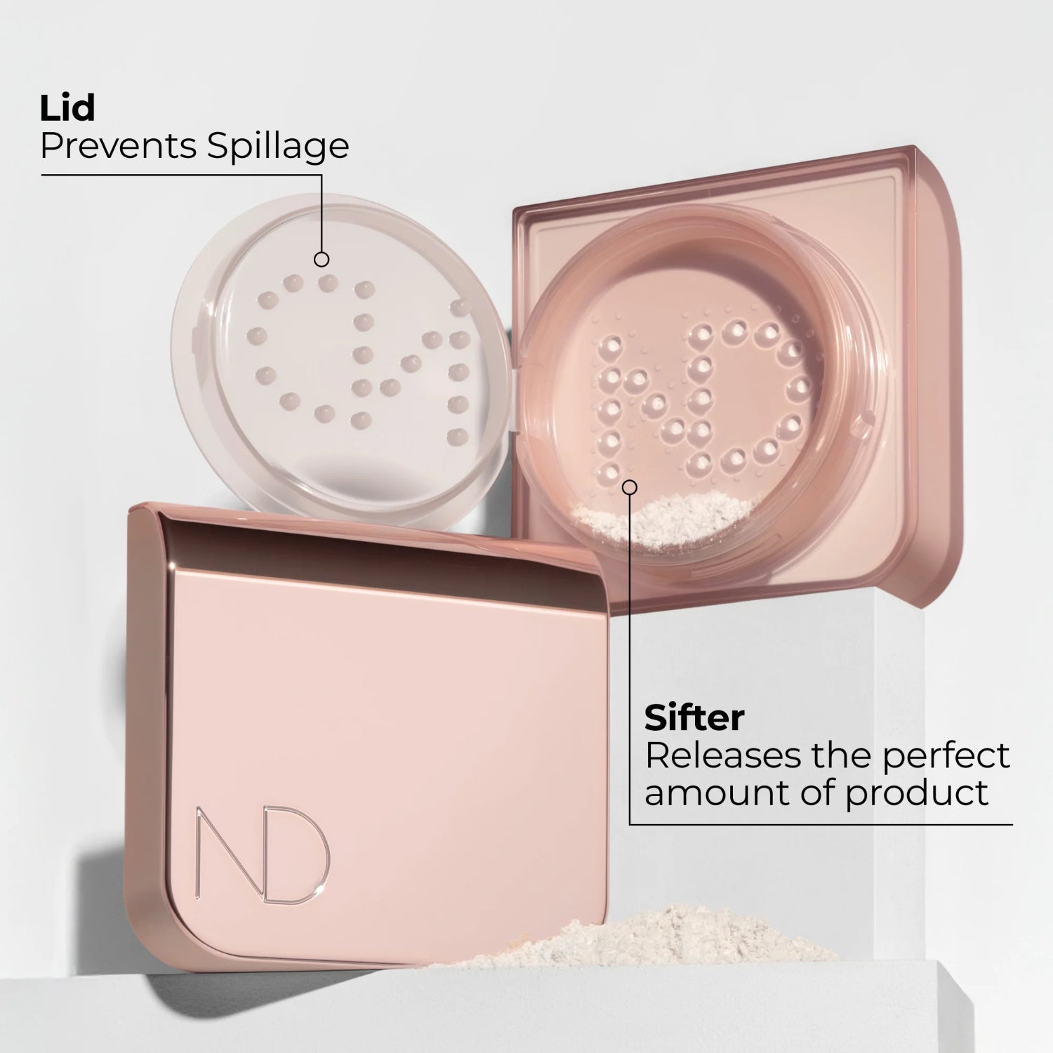NATASHA DENONA HY-Glam setting powder sweat & waterproof translucent blurring 18g