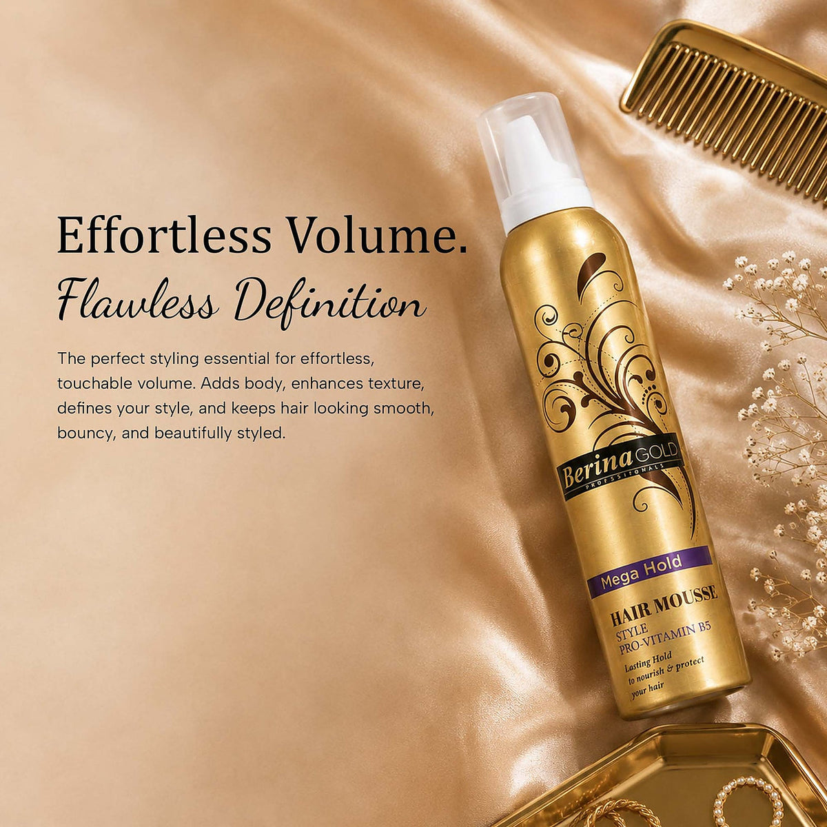 BERINA MEGA HOLD MOUSSE 300ML