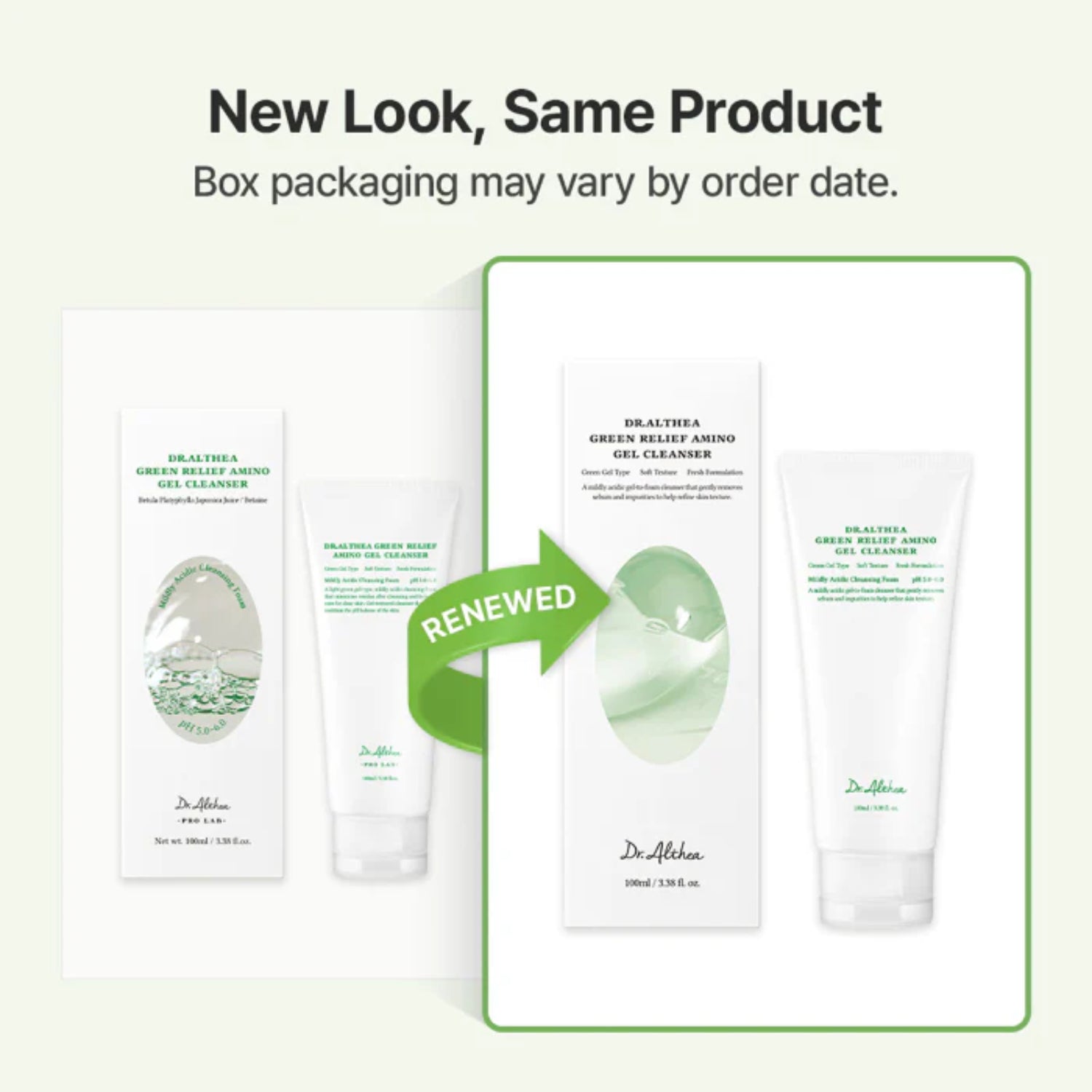 Dr.Althea Green Relief Amino Gel Cleanser (100 ml)