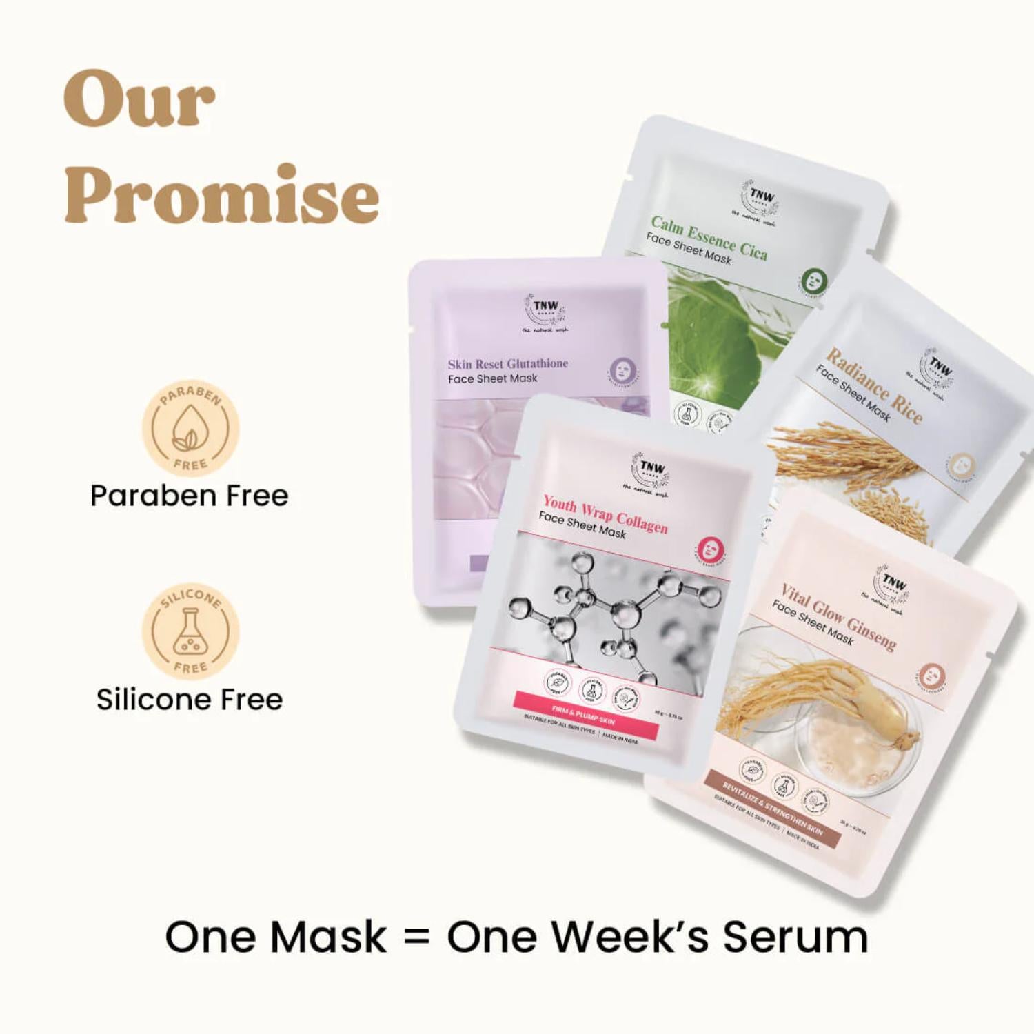 THE NATURAL WASH CALM ESSENSE CICA FACE SHEET MASK 20G