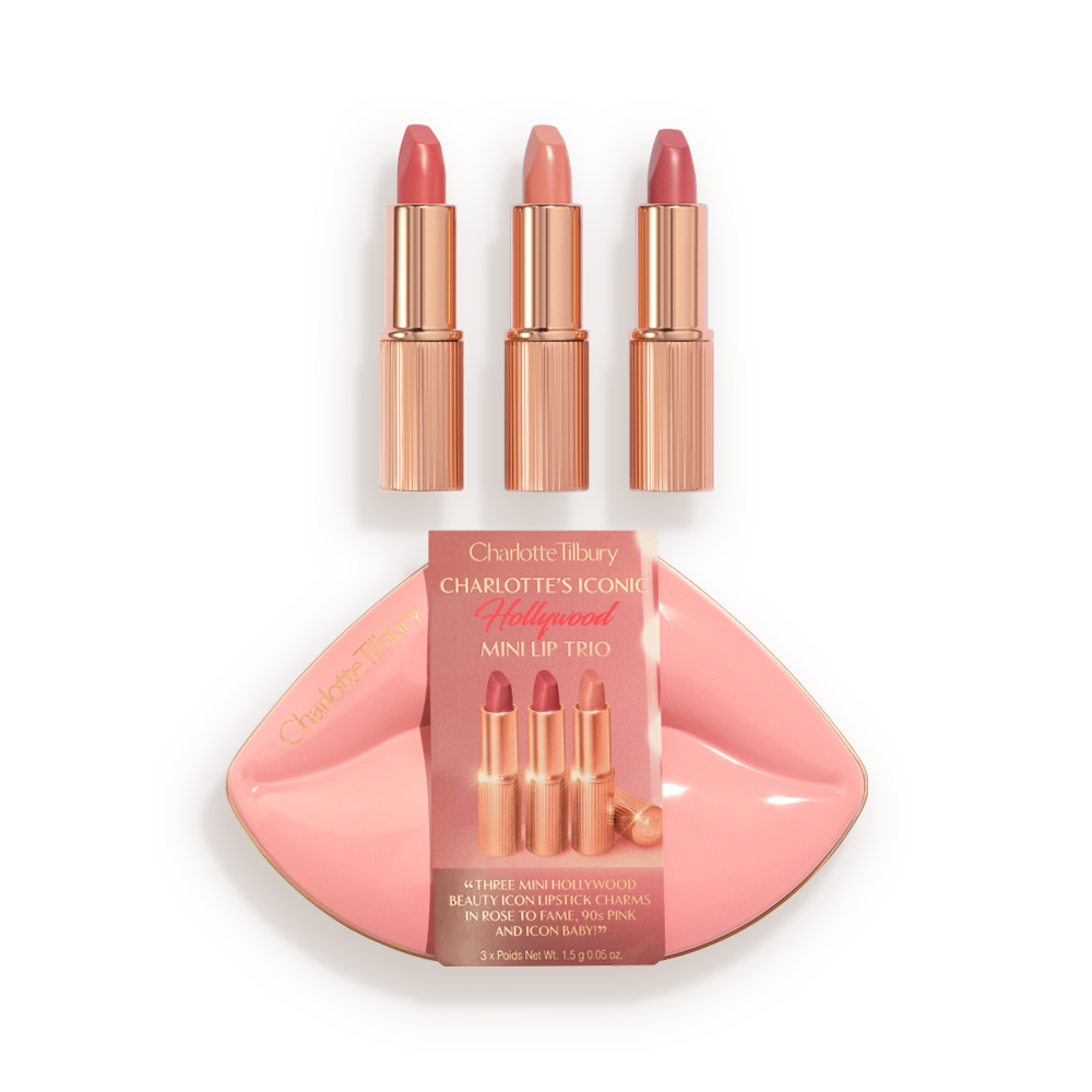 charlotte tilbury hollywood mini lip trio 1.5g