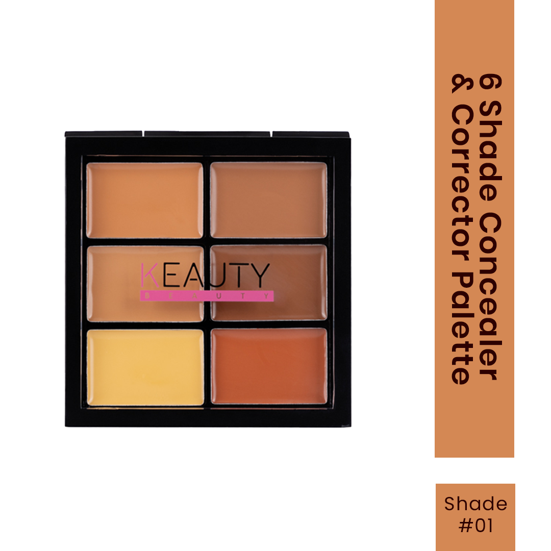 KEAUTY BEAUTY HD CONCEALER AND CORRECTOR PALETTE 01