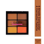 KEAUTY BEAUTY HD CONCEALER AND CORRECTOR PALETTE 03