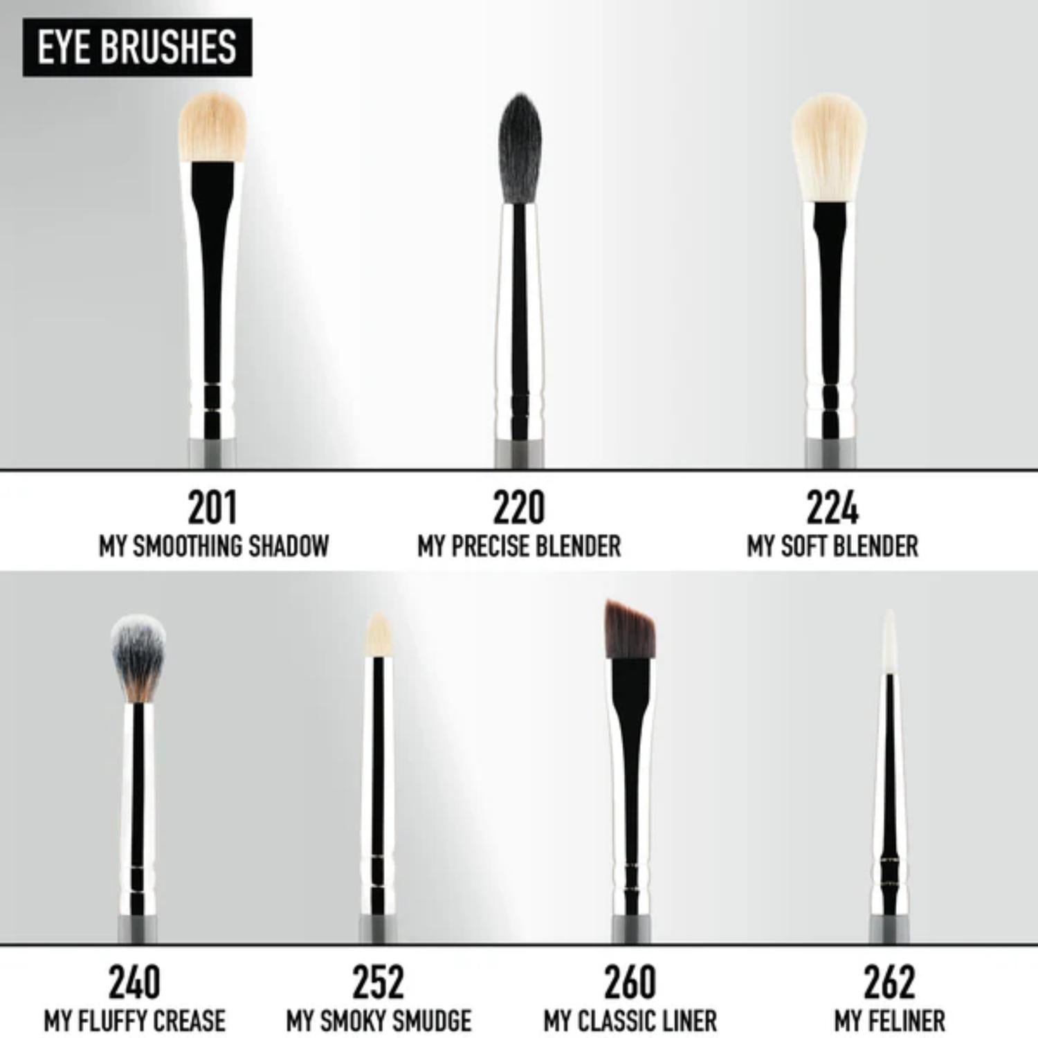 MYKITCO MY BIG ESSENTIAL 15 PCS BRUSH SET