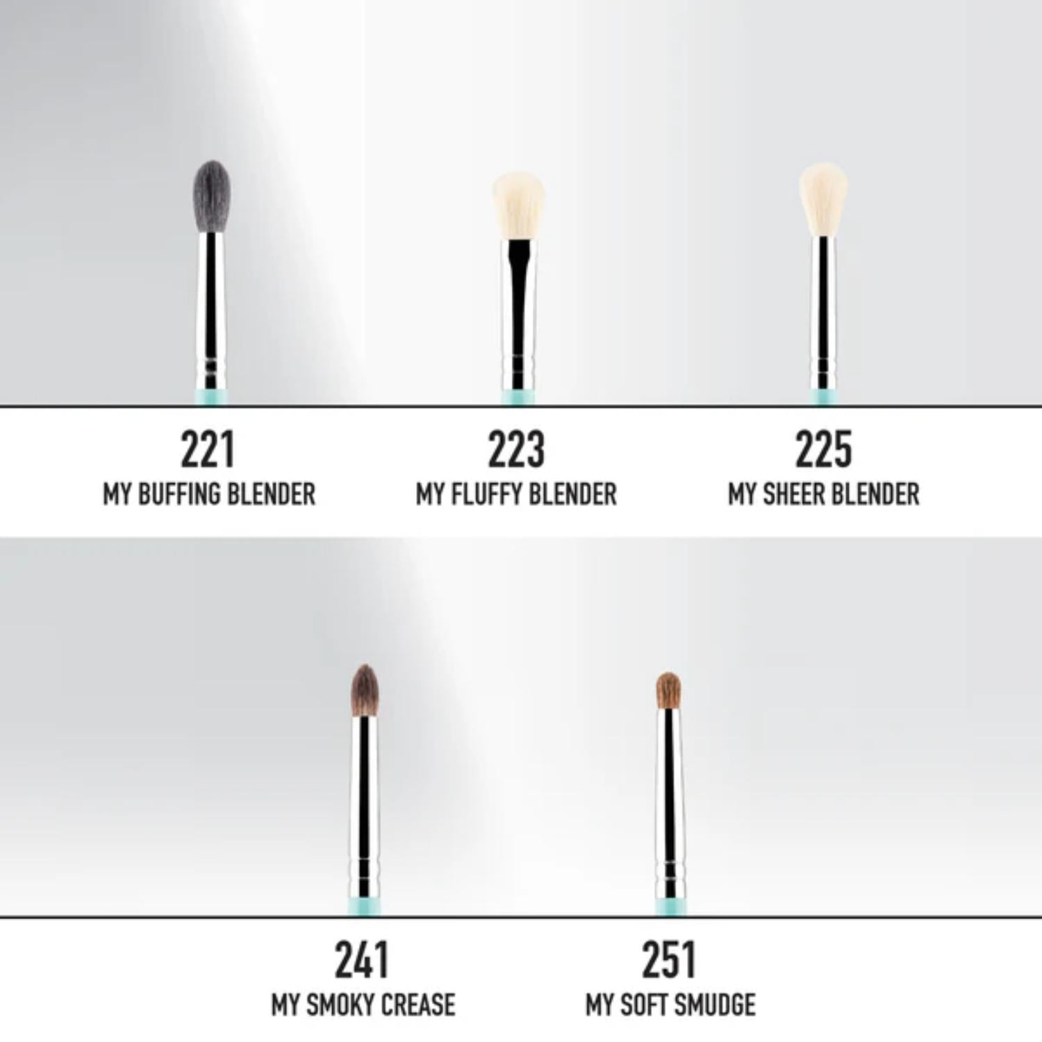 MYKITCO MY SIGNATURE EYE & DETAIL 10PCS BRUSH SET