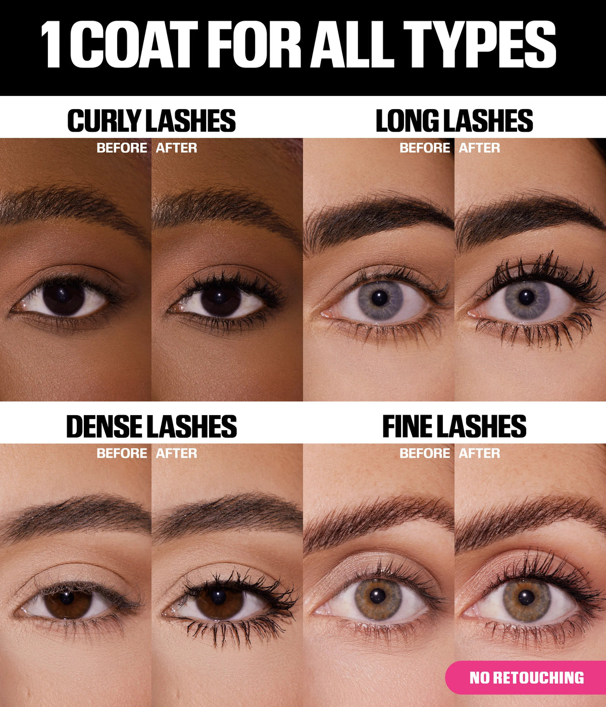 HUDA BEAUTY 1 COAT WOW EXTRA VOLUMIZING MASCARA