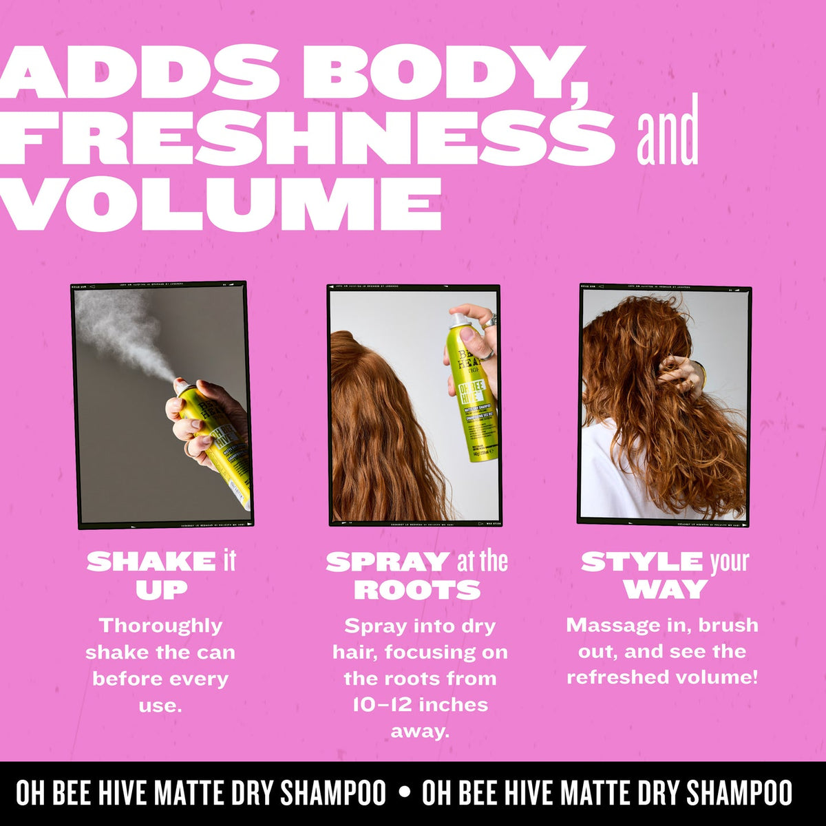 BED HEAD TIGI OH BEE HIVE 238ML