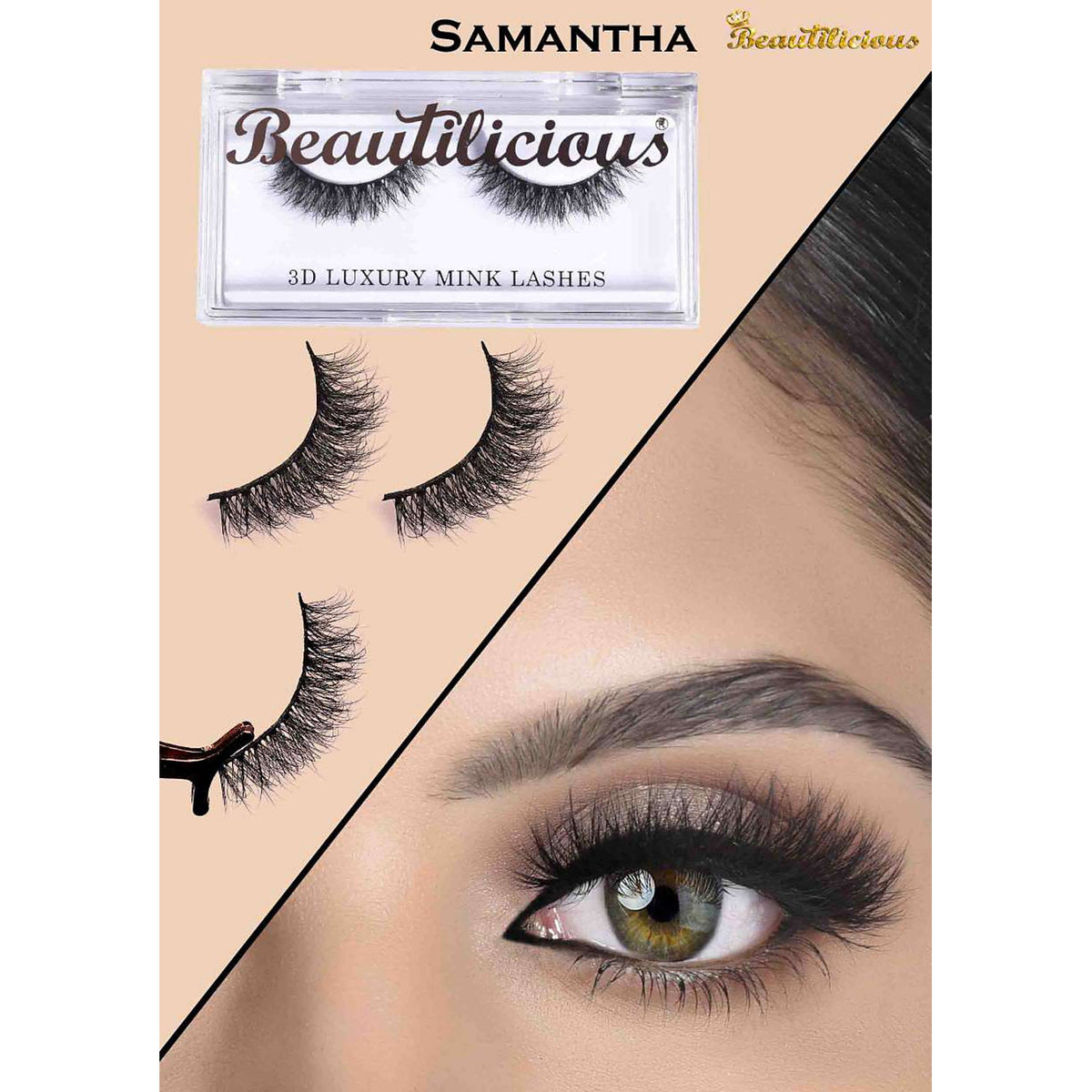 Beautilicious MINK LASH  SAMANTHA