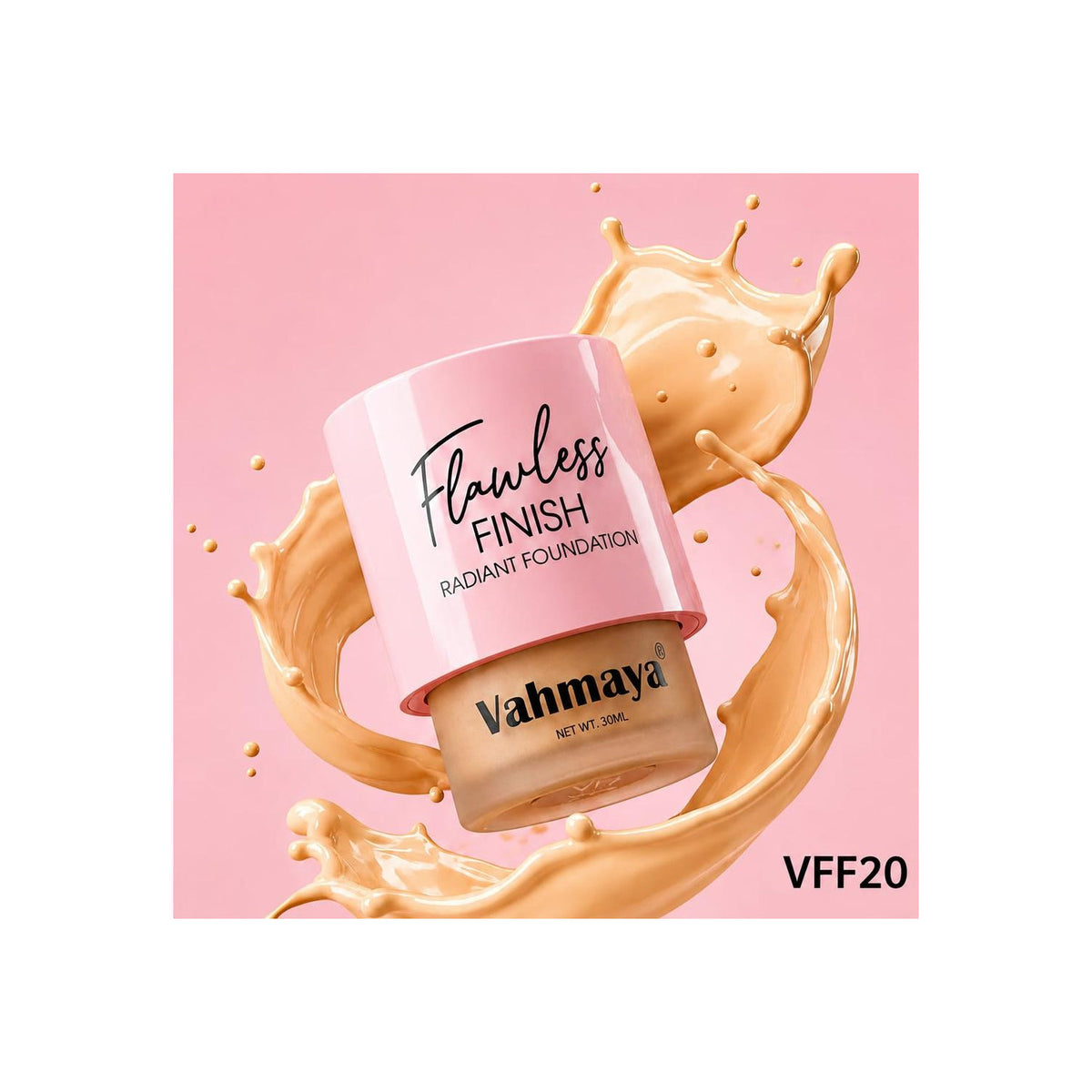VAHMAYA FLAWLESS FINISH RADIANT FOUNDATION (30ML) – VFF20