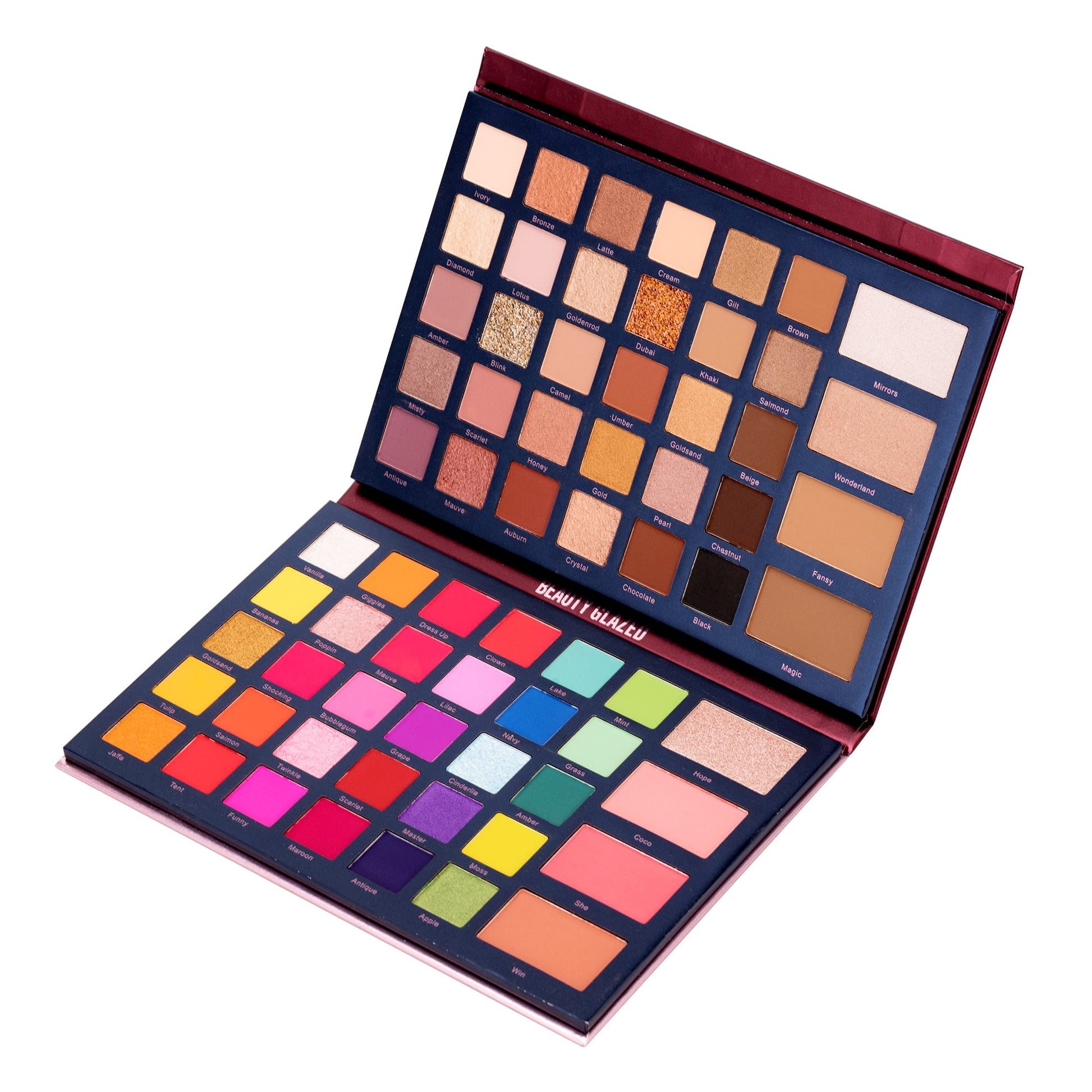 Beauty Glazed Mix Match 68 Colors Eye shadow Palette
