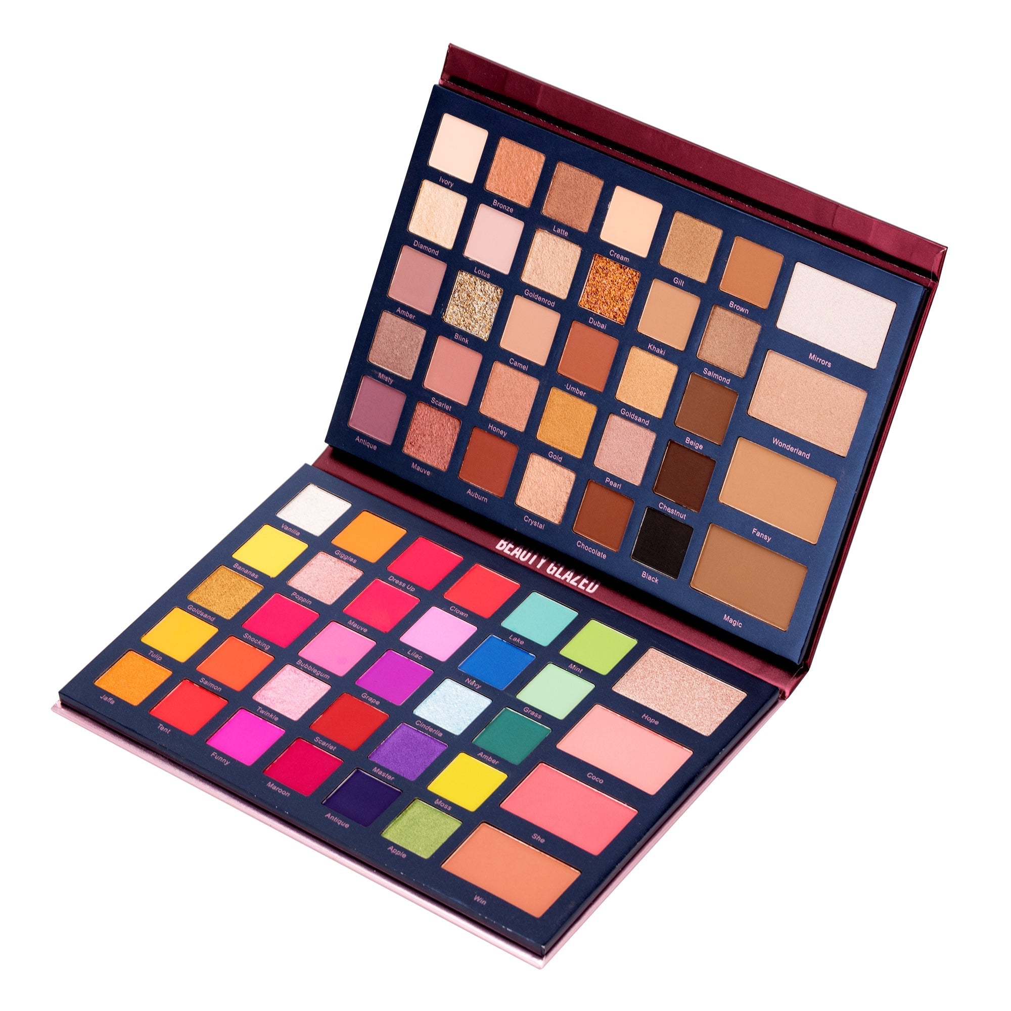 Beauty Glazed Mix Match 68 Colors Eye shadow Palette