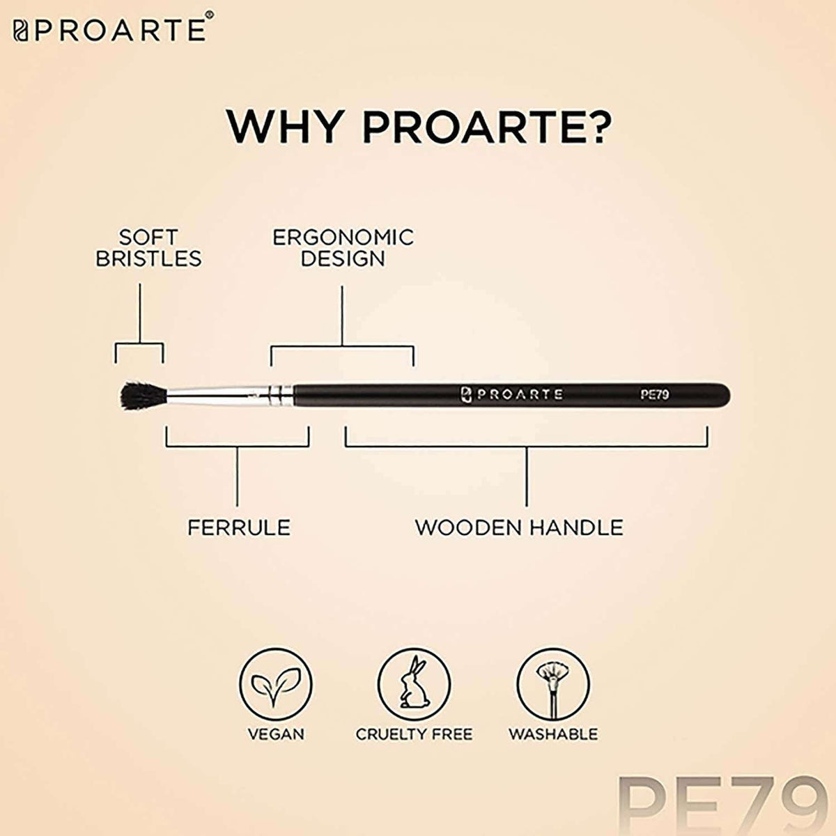 PROARTE SMALL SHADOW BLENDING BRUSH PE-79