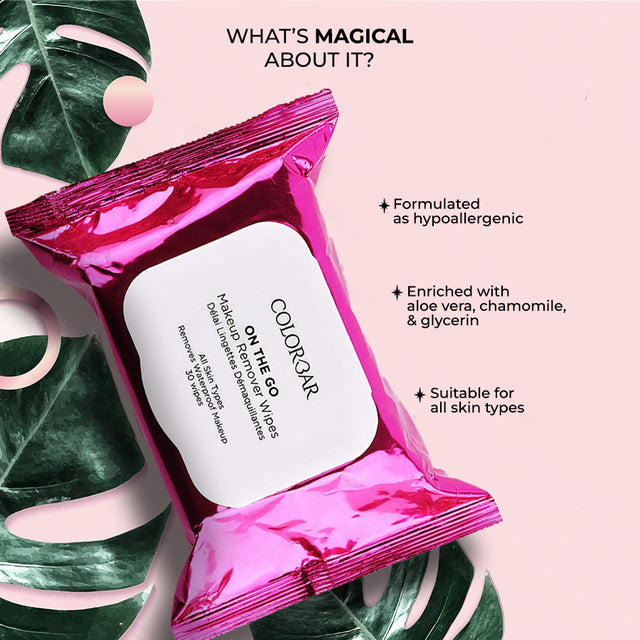 colorbar on the go makeup remover wipes 30wipes