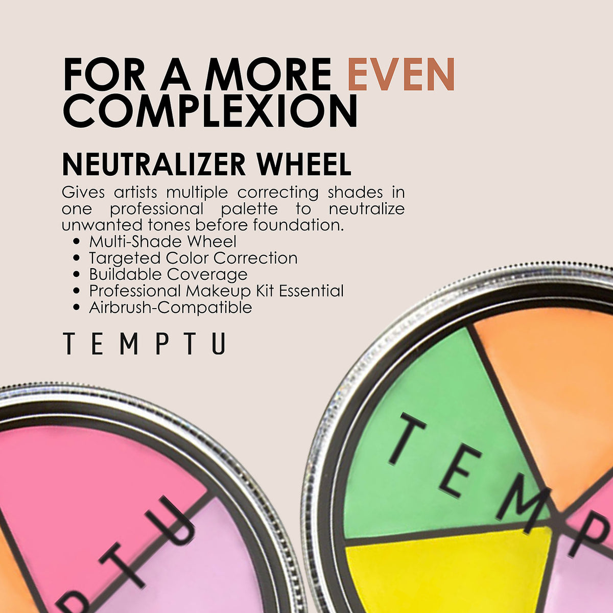 TEMPTU NEUTRALIZER WHEEL 28G