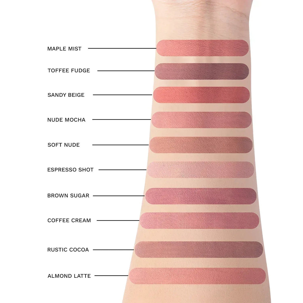 PAC 24H LIP LINER KIT EVERYDAY NUDES ( 1.1G*10 )
