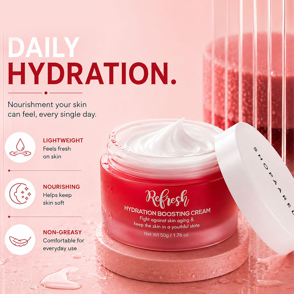 SHOPAAREL REFRESH HYDRABOOSTING CREAM 30G
