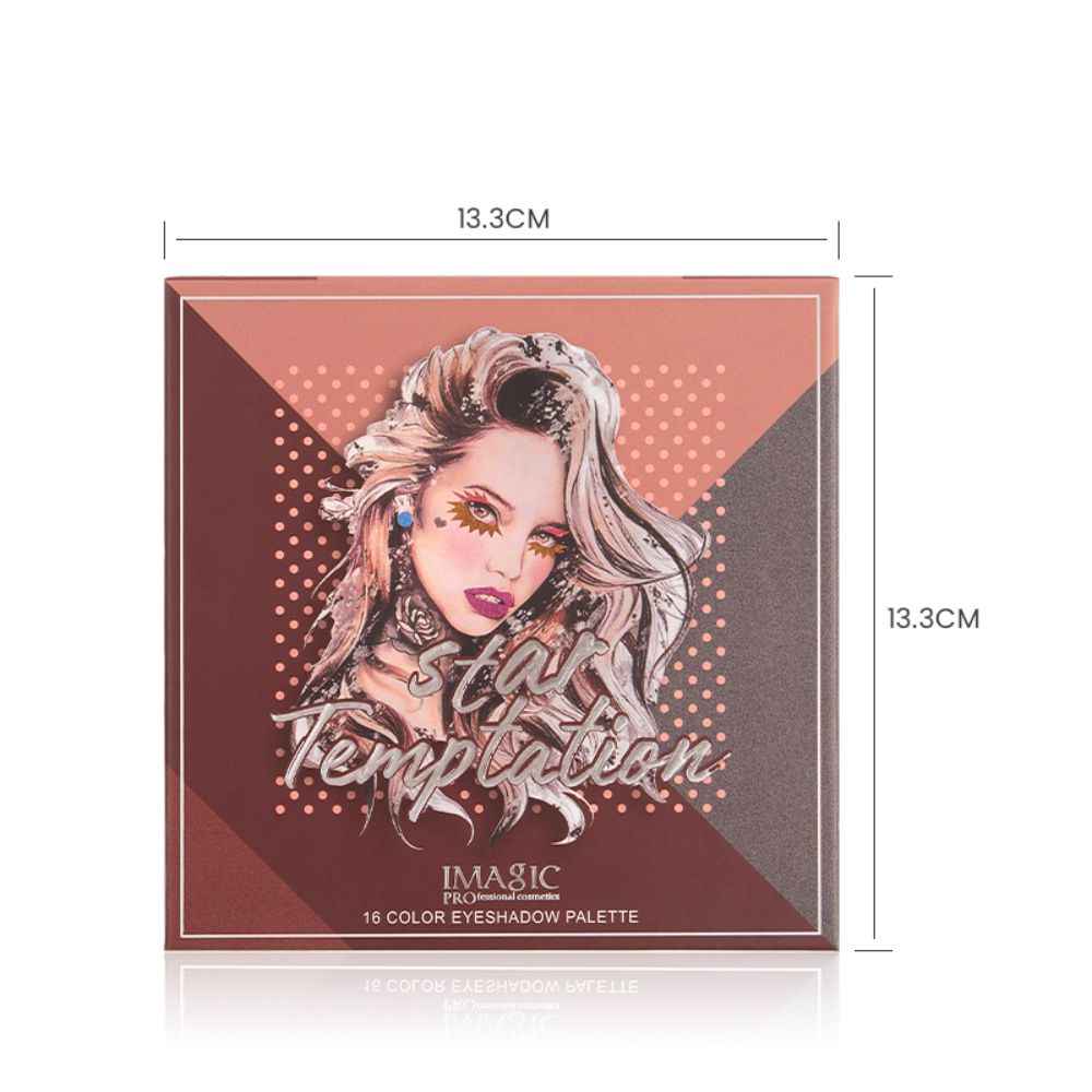 IMAGIC 16 COLOUR EYESHADOW PALETTE STAR TEMTATION